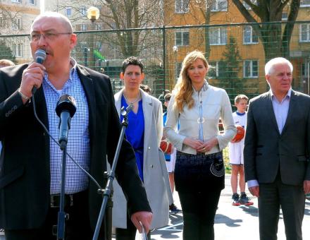 Sallai József Kosárlabdaliget átadás 2022.03.28.