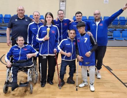 Kerekesszékes csapatunk győzelmének pillanatai