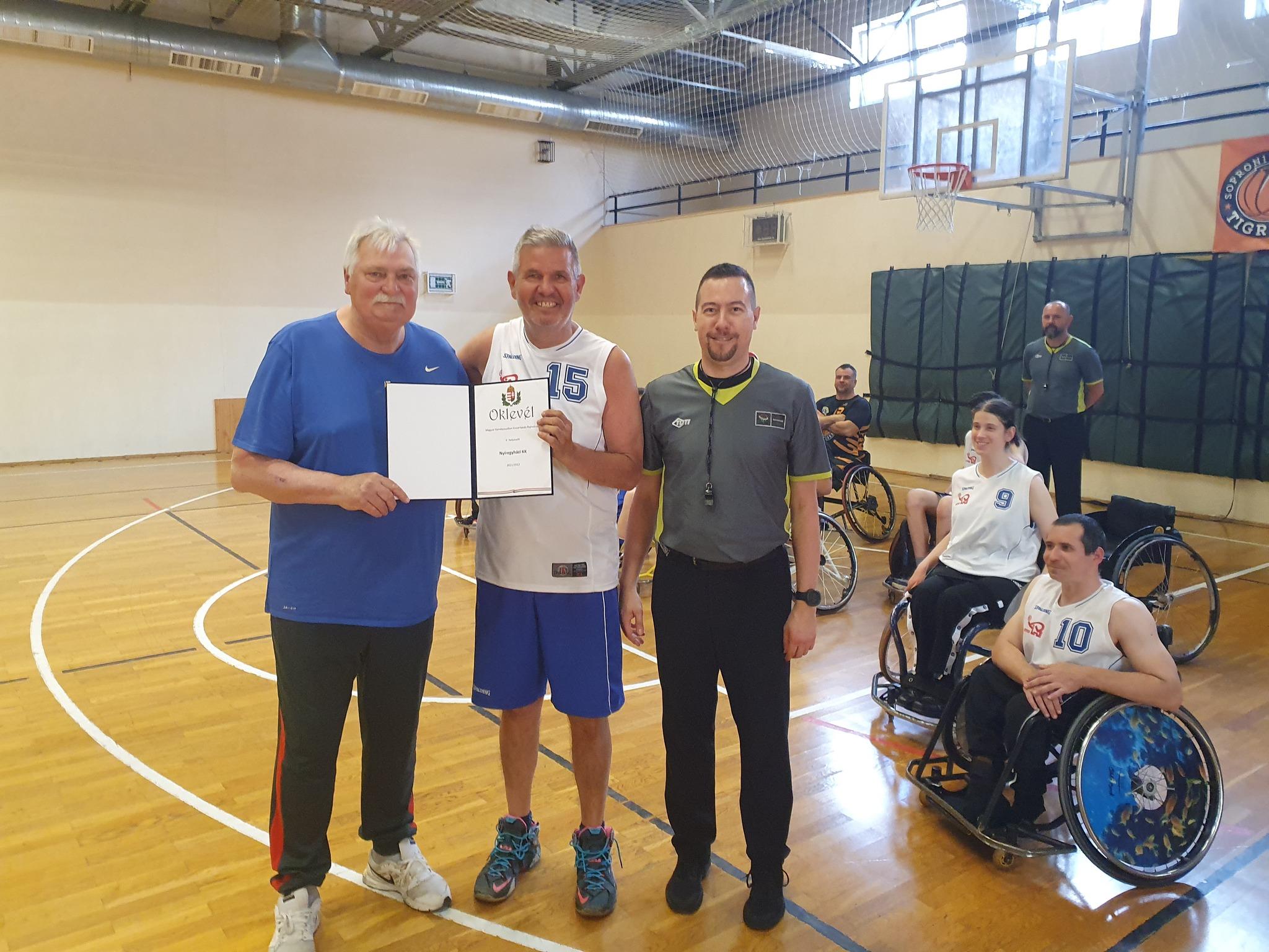 Kerekesszékes Bajokság Soproni Tigrisek - NYKK 2022.05.19.