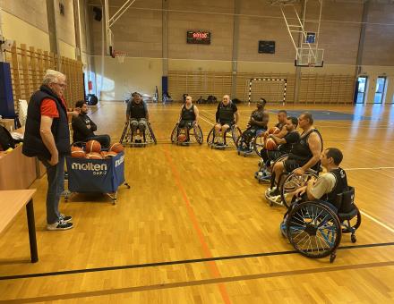 Tompa Misi a válogatottal edzett