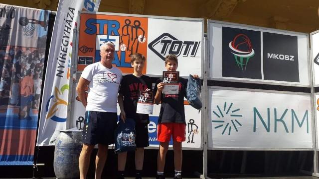 Streetball győztes NYKK kosarasok